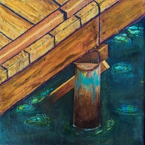 Image of: Mt Baker dock, 8"x 8"
