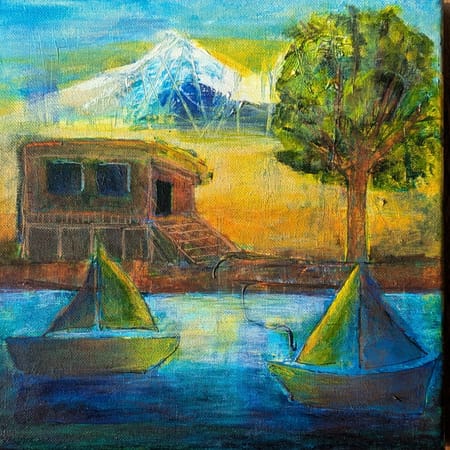 Image of: A Moment's Peace, 10"x 10" $100